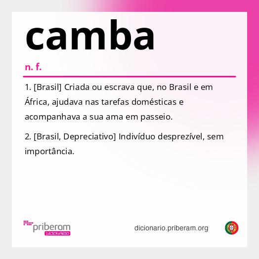 Significado de camba